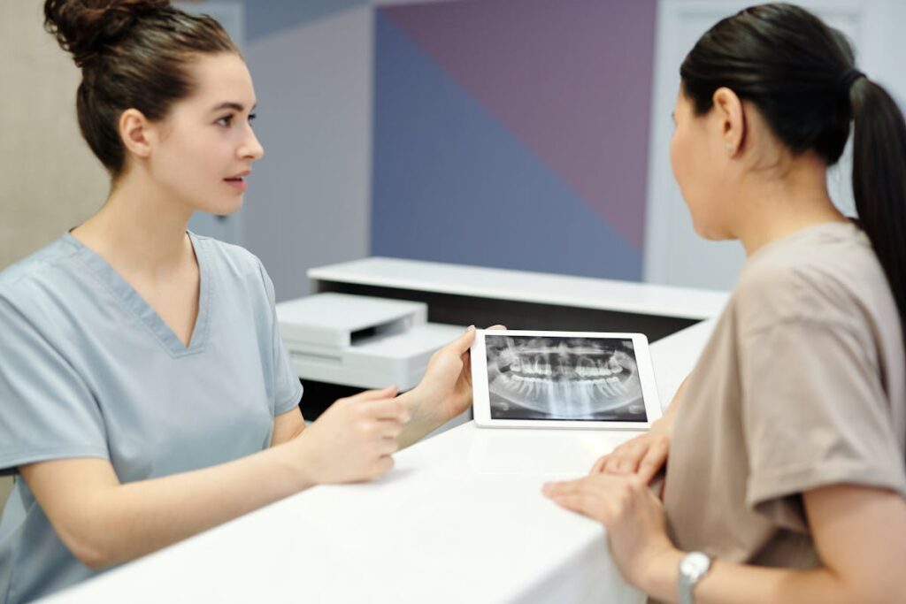 Dental X-Ray to a Patient