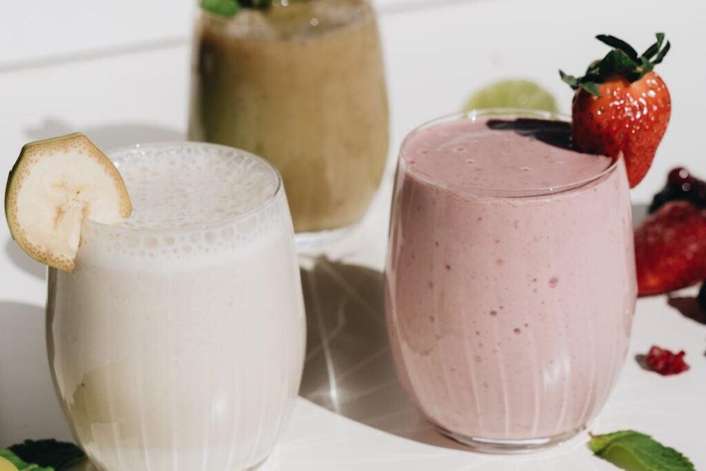 Fruit Cocktails in Sunlight